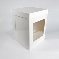 Boîte à gâteau en papier Sunshine avec emballage Tiramisu Bento personnalisé 10x10 pour cupcakes, livraison de luxe, boîte à gâteau en papier blanc