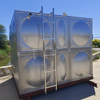 Excellente qualité réutilisable Durable pliable grands réservoirs d'eau flexibles en acier inoxydable de 500000 litres réservoir d'eau potable SS