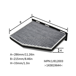 Bộ Lọc Không Khí Xe Hơi Hiệu Suất Cao Của Đức 1k0819644a 1K1819635 1K1819635A Cabin <span class=keywords><strong>1K0819644B</strong></span> - Product Image 4