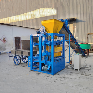 Máy làm gạch rỗng xi măng bán tự động chất lượng cao một cho nhiều mục đích sử dụng mà không cần đốt bằng Phễu - Product Image 4