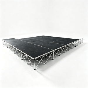 Plateforme de scène pliable en aluminium de qualité supérieure, scène mobile portable pour événements - Product Image 1