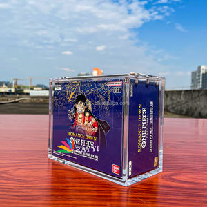 RAY YI Boîte d'appoint magnétique résistante aux UV OP-01 réimpression anglaise Tcg <span class=keywords><strong>One</strong></span> <span class=keywords><strong>Piece</strong></span> Boîte de présentation en acrylique - Product Image 1