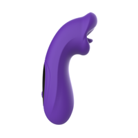Großhandel Mund-Vibrator Zungen-Vibrator Sexspielzeug für Frauen Zungenlecken Orales Beißen Nippel-Klitoris-Stimulator Erwachsenen-Spielzeug