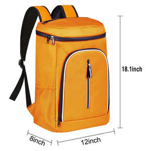 Custom <span class=keywords><strong>Jumbo</strong></span> Thermal Food Delivery Cooler Bag Reutilizable Aislado Almuerzo Cooler Trabajo Picnic Playa Mochila Cooler Bag - Product Image 2