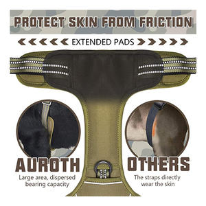 Tattico Addestramento Del Cane Cablaggio No Tirando Anteriore Clip Guinzaglio Pet Maglia di Lavoro - Product Image 2