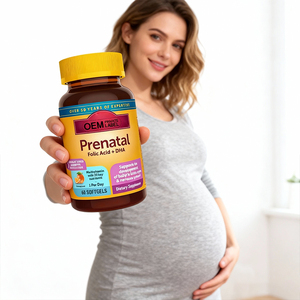 Integratore Prenatale per Donne con Acido Folico + DHA, Vitamine e Minerali per Supporto Nutrizionale Quotidiano, 60 Capsule Morbide - Product Image 2