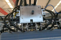 Machine à plastifier pour flûte contre collage carton Ondule E et B Plastifieuse