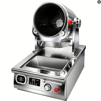 Robot de Cocina Eléctrico a Gas Automático Comercial de Acero Inoxidable con Capacidad de 5-8L y Función de Temporizador, Equipo de Cocina para Restaurantes