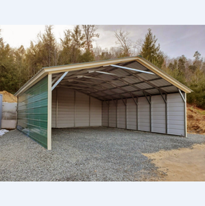 अनुकूलित आकार डिजाइन स्टील संरचना इन्सुलेट बिल्डिंग ट्रक कार गैरेज आरवी कार्पोर्ट - Product Image 4