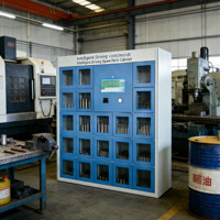 Gabinete de Herramientas para Taller de Reparación Automotriz Inteligente de Alta Resistencia, con Cerradura Electrónica de Teclado, Enchufe Integrado, Cerradura con Contraseña, Construcción de Acero