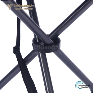 Portable Folding <b>Stool</b> Outdoor Camping Chair Aluminum Frame Oxford Fabric Tripod Design Minimalist Style Casual Use - Product Image 5