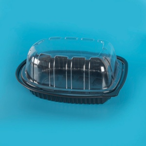 Boîte à emporter portable et stérile en PP pour poulet et canard, avec gaufrage, pour l'emballage alimentaire de barbecue à usage industriel - Product Image 4
