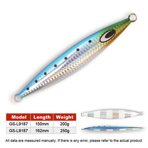 <span class=keywords><strong>Leurre</strong></span> de pêche métallique pour jigging rapide, <span class=keywords><strong>leurre</strong></span> jig en métal lourd avec effet phosphorescent, idéal pour les calamars, le snapper rouge et autres poissons de haute mer - Product Image 2