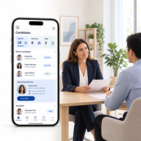 Sviluppo App Personalizzata per Gestione Risorse Umane e Assunzione Dipendenti per iOS e Android con Pubblicazione Annunci e Monitoraggio Applicanti LionCreate
