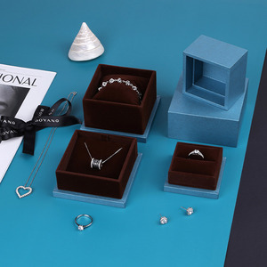 Boyang Custom Paper Jewelry Packaging <b>Earring</b> Bracelet Necklace Ring Gift <b>Box</b> - Product Image 2