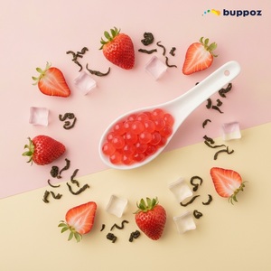 สตรอเบอร์รี่มันสำปะหลังไข่มุกไข่มุกชาไข่มุก Boba - Product Image 4