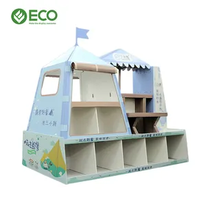 Pallet Display Rack Custom Promotional Carton Pallet Display Products Retail Store Cardboard Pallet Display Stand For Candy