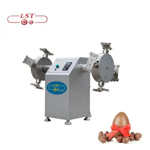 Automatic Hollow Chocolate Apples Peaches Moulding Machine Chocolate Spinning Machine