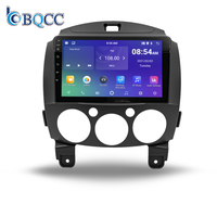 BQCC 9-Zoll Android 15 IPS-Display Kabelloses CarPlay Android Auto RDS ASP 4G WIFI GPS Media Stereo für Mazda 2 2007-2014