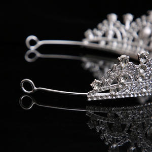 头饰女王冠水晶公主头饰水钻头饰婚礼新娘生日舞会选美派对 - Product Image 3