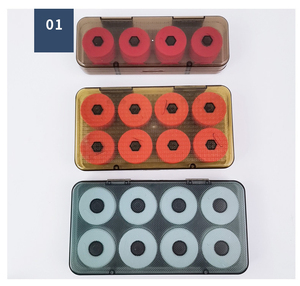 OEM 8 ชิ้น 16 ชิ้น ที่ม้วนสายเอ็นตกปลาพลาสติกสำหรับใช้งานกลางแจ้ง ทะเลสาบ ทะเล  แบบม้วนเก็บสายเอ็นตกปลา  อุปกรณ์จัดเก็บสายเอ็นตกปลา - Product Image 2