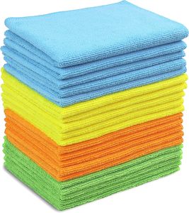 Fournisseur d'usine – Chiffon de nettoyage microfibre absorbant et antibactérien pour la maison et la voiture, 25/30/40 cm, carré, écologique, séchage rapide pour la cuisine - Product Image 1