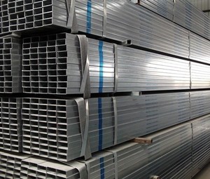 ท่อเหลี่ยมขนาด 20x20 25x25 40x40 50x50 60x60 150x150 สำหรับทำราวบันได ท่อเหล็กชุบสังกะสีแบบกลวง - Product Image 2