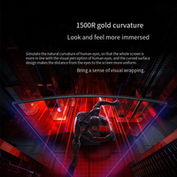 Moniteur de jeu incurvé professionnel XIAO MI de 34 pouces 21:9 180Hz avec panneau IPS, 99% SRGB, luminosité de 350cd/m pour