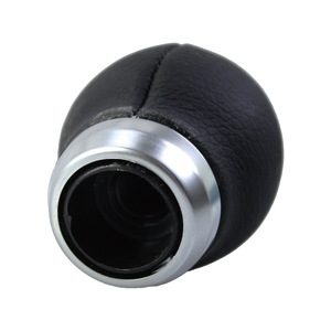Pomo de palanca de cambios de cuero negro y rojo para Subaru, transmisión manual, diseño ergonómico - Product Image 1