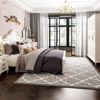 Ensemble de meubles de chambre à coucher en bois moderne de luxe Sunrise avec un design écologique et des fonctions de rangement, pour usage hôtelier