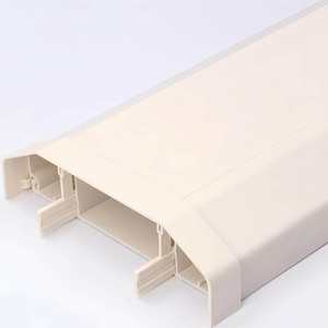 170*50 PVCプラスチック製ケーブルトラッキングアクセサリー、表面実装型、難燃性、ホームデコレーション、台形スロットパネル、互換性のあるベース - Product Image 2