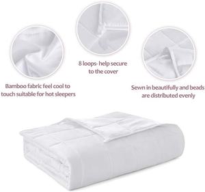 <span class=keywords><strong>Couverture</strong></span> <span class=keywords><strong>lestée</strong></span> en fibre de bambou grise velours cristal vison recevant Reborn Sensory Cooling Custom <span class=keywords><strong>15</strong></span> <span class=keywords><strong>Lbs</strong></span> - Product Image 3