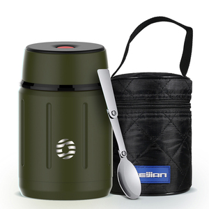 Boîte à lunch isotherme FJbottle, thermos <span class=keywords><strong>alimentaire</strong></span> pour le bureau et l'extérieur, 750 ml, conteneurs portables en acier inoxydable pour aliments et soupes, flacons isothermes - Product Image 3