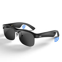 Gafas Inteligentes con Audio Bluetooth, Gafas Unisex con Protección Contra Luz Azul, Micrófono y Altavoces de Sonido Abierto, Asistente de Voz con Carga Magnética