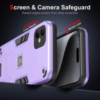 Étui de téléphone antichoc 2 en 1 en TPU et PC pour Honor X9B X8A X8C X7B X8B X5 X6 Y9 X7A X7 X8 X50i X9C, housse de protection étanche