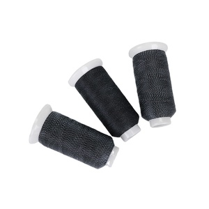 ด้ายสีเงินบริสุทธิ์นำไฟฟ้าบิดได้100ก. ย้อมสีสูงทนทานต่อการตัดเย็บเสื้อผ้าเป็นมิตรกับสิ่งแวดล้อม250D - Product Image 2