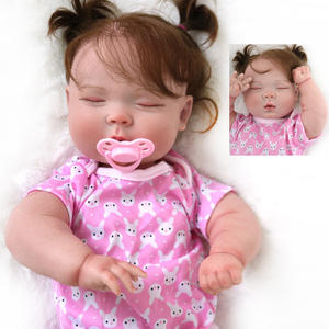 Muñeca asiática realista de silicona suave, 18 pulgadas, bebé <span class=keywords><strong>Reborn</strong></span>, novedad, venta al por mayor - Product Image 5