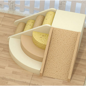 Aire de jeux intérieure moderne à usage commercial, centre de jeux souples avec tunnel, toboggan, structure d'escalade, tubes galvanisés, structure en bois, capacité 100-500 kg - Product Image 3