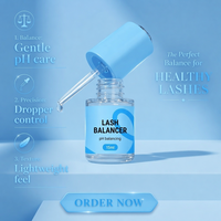 Solution Équilibrante pH Végane 15ML pour Rehaussement de Cils et Lamination des Sourcils – Neutralisant – Emballage Exclusif Marquable pour Salons