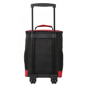 2023 Custom Ice Cream <span class=keywords><strong>Carry</strong></span> Trolley Tote Große Thermal Picknick Rolling <span class=keywords><strong>Cooler</strong></span> <span class=keywords><strong>Bag</strong></span> auf Rad für Lebensmittel - Product Image 4