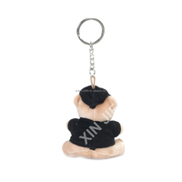 Fabricant OEM/ODM – Porte-clés en peluche personnalisé avec logo, design ours de dessin animé, mini-ours en peluche à suspendre pour sac