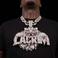 Colgante de Plata de Ley 925 con Moissanita Personalizado, Diseño de Leopardo/Pantera, Estilo Iced Out, Directo de Fábrica, para Fans del Hip Hop y Uso en Escenario