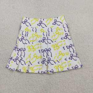 RTS Mardi Gras Coquette Bows Ropa Deportiva para Niñas Pequeñas, Falda Corta Plisada, Shorts Forrados, Skorts de Yoga y Tenis de Secado Rápido - Product Image 3