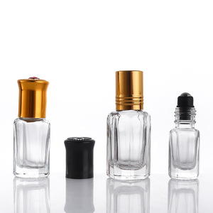 Hot bán 3ml 6ml 9ml 12ml bát giác chai thủy tinh với con lăn tinh dầu chai thủy tinh - Product Image 5