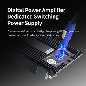 Mô-đun amply công suất 2 kênh MD 800-Watt DSP, loại chuyên nghiệp Class <span class=keywords><strong>D</strong></span>, <span class=keywords><strong>d</strong></span>ành cho loa siêu trầm chủ động, công suất ra 1000W - Product Image 5