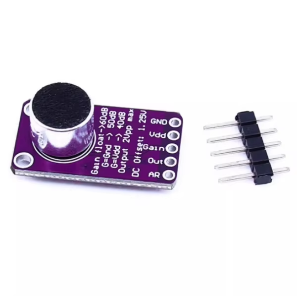 MAX9814 Microphone Amplifier Module with AGC Low Noise Audio Preamp for MIC Headset and Sensor Sound Boosting