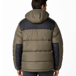 Veste matelassée d'hiver sur mesure pour homme, fermeture éclair, col montant, imperméable, réversible, haute qualité, dernières tendances, prix de gros - Product Image 4