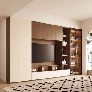 Commercio all'ingrosso della metà del secolo mobili soggiorno <span class=keywords><strong>moderno</strong></span> <span class=keywords><strong>rustico</strong></span> marrone in legno massello TV Stand armadio accento con cassetti di stoccaggio - Product Image 1