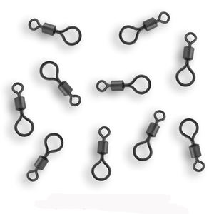 <span class=keywords><strong>Pêche</strong></span> à la carpe taille 8 hélicoptère noir <span class=keywords><strong>gros</strong></span> oeil pivots roulants - Product Image 2