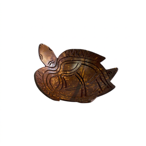 Nouvelle collection créative, porte-savon en coquille de noix de coco écologique, fait main, en forme de tortue, accessoires de salle de bain pour hôtel - Product Image 1